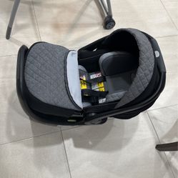 Car seat with base