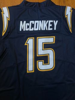 Navy chargers McConkey jersey