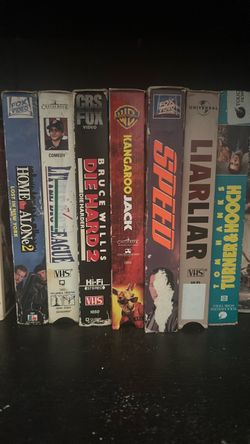 Lot of 7 VHS Tapes Classic Movies