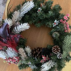 Hand Made Christmas Wreath 