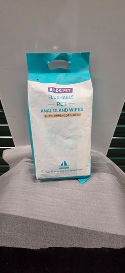 Hi-C-C Pet Flushable Pet Anal Gland Wipes