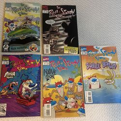 Ren & Stimpy and Adventure Time Comic Books (8 total)