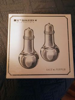 Silver Salt & Pepper shakers