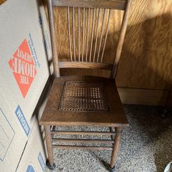 Vintage oak chair