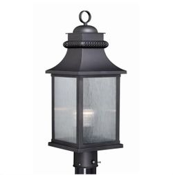 Light Outdoor Post in Traditional and Rectangular Style