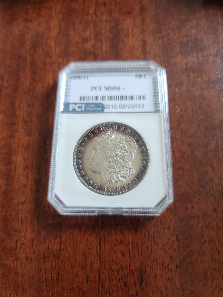 1880-O Morgan Silver Dollar Ms64+ Wow Factor