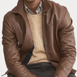 Polo Leather Jacket Like New. Never Worn