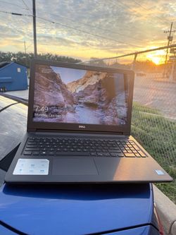 Black 15” laptop