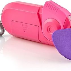O2Cool Sport Carabiner Misting Pocket Fan with Water Spray Pink Purple Battery 