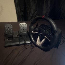 Playstation 3 ps3 Hori Apex Racing Wheel with Pedals