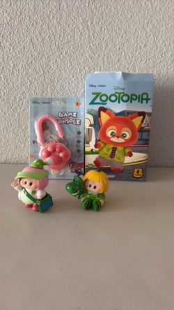 Miniso zootopia and Toy Story 5 toys