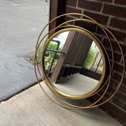 Modern Gold Wall Mirror