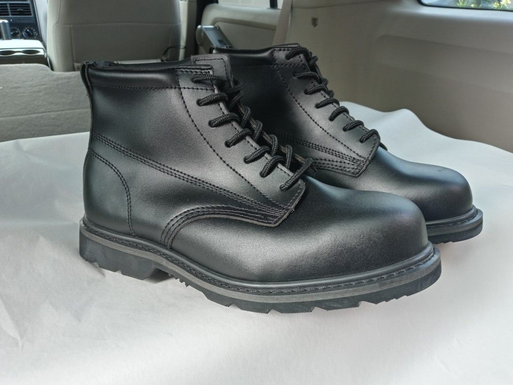 Bob Barker Oil Resistant Safety Shoes, Brand New Sizes 11D & 13D