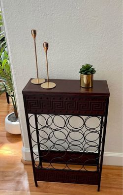 16 BOTTLE WINE HOLDER w/ SHELF