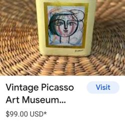  Vintage Picasso Tin