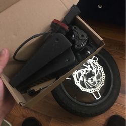 Pegs And Kickstand With 2 Eletric Bike Tire (Parts)