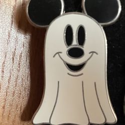 Mickey Mouse Ghost Lapel Pin 