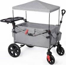 Folding Wagon Stroller with Canopy