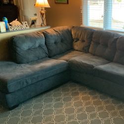 Sectional Sofa Couch W Queen Sleeper 