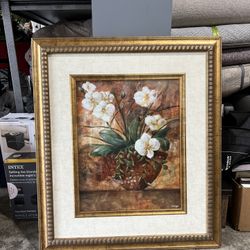 Floral Picture Frame x2 (26x32H)