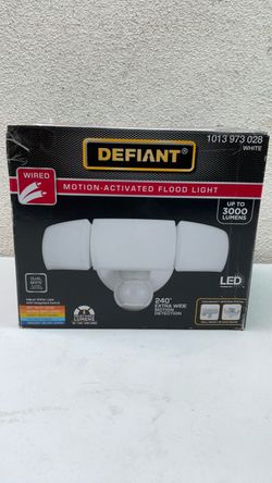 Defiant Wired Motion-Activated LED Flood Light