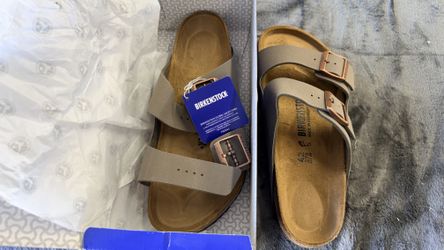 birkenstocks arizona stone brand new