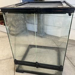 Large Double-Door Glass Reptile Enclosure 