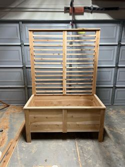 Planter trellis box