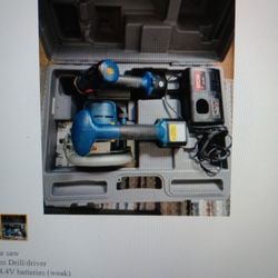 Ryobi 14.4v Drill Saw Combo In Case