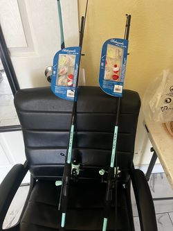 Fishing pole set