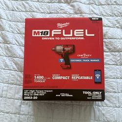 Milwaukee M18 FUEL ONE-KEY 18V Lithium-Ion Brushless Cordless 1/2 in. Impact Wrench with Friction Ring (Tool-Only)