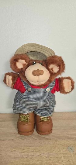 Vintage 1986 FURSKINS BEAR DUDLEY General Store Manager Xavier Roberts Coleco