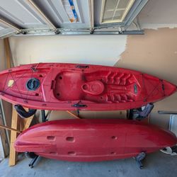 2 Lifetime Kayak

$350

2-10 ft kayak with high-density polyethylene construction. Weight: 50 lb, Capacity: 275 lb.