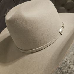 Stetson Corral Cowboy hat in a silver sand or light beige felt material.  6.5 adult size $120 obo
