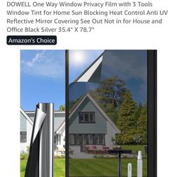 dowell window privacy film pure 35.4x78.7