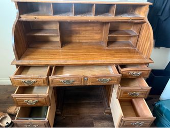 Wooden desk