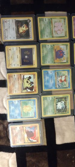 1999 Pokemon cards