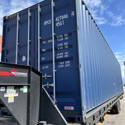 40 FOOT HIGH CUBE SHIPPING CONTAINER -2trip 