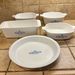 Corningware Blue Corn Flower 
