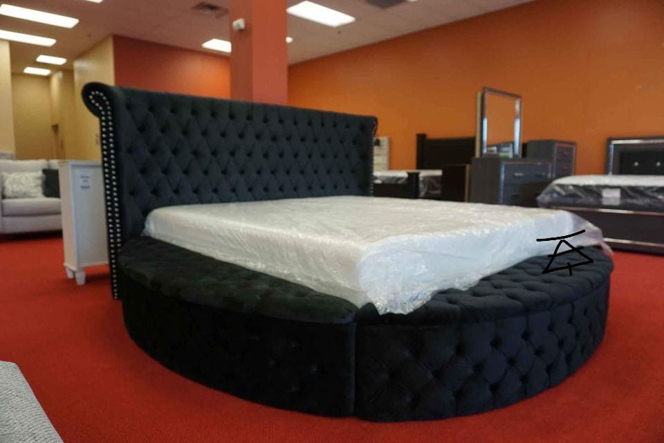 Şansım Velvet King Bed $10 Down Payment And Financing Available
