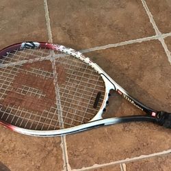 Wilson tennis racket impact titanium previously owned