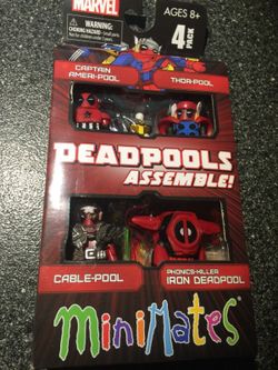 Deadpool Assemble Box Set Minimates Diamond Select Toys Marvel Mini mates Art Asylum
