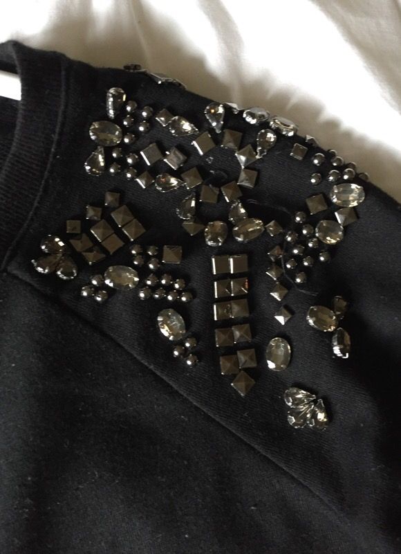 Black soft sweater size large