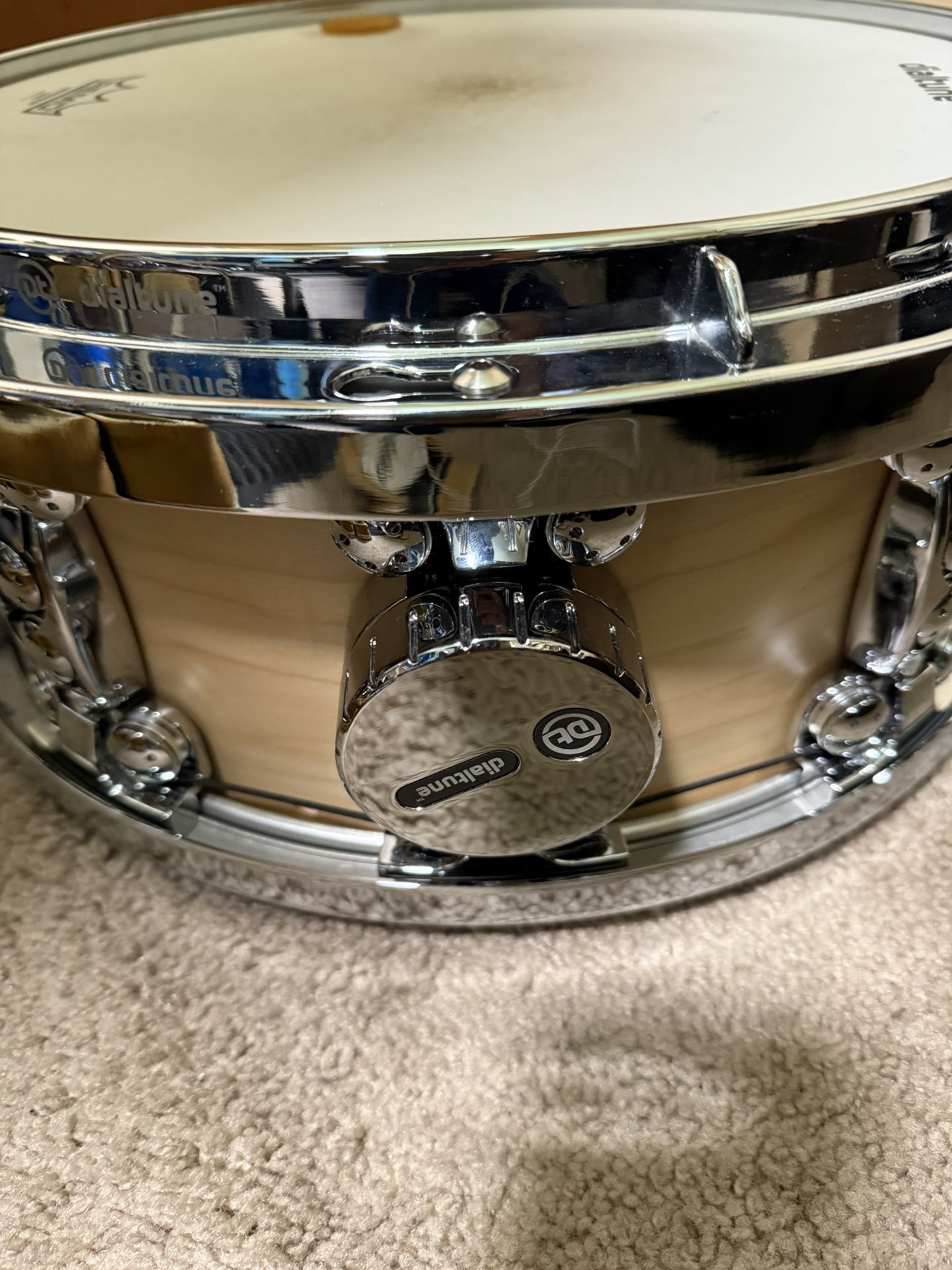 Dialtune Makers Series Snare With DW Mag Throw Off!