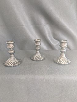 Bella Vintage Glass Candle Holder - Cauldron Black