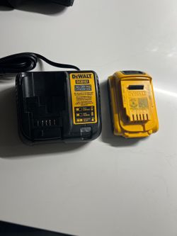 Dewalt 20v Battery And Charger (Practically New)