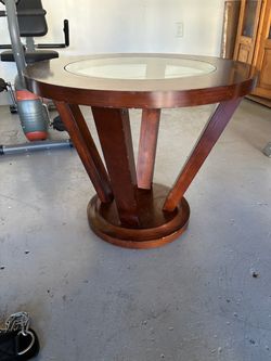 Circular Glass table