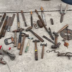 Vintage/antique Lot Of Tools