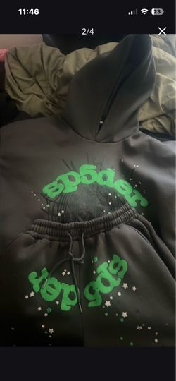 Spider Sweatsuit size Large fits perfect