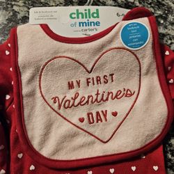 My First Valentine's Outfit 6-9 Months